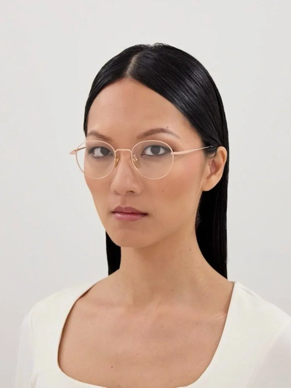 Gucci GG2004OA 002 Round Eyeglasses - Gold 50mm